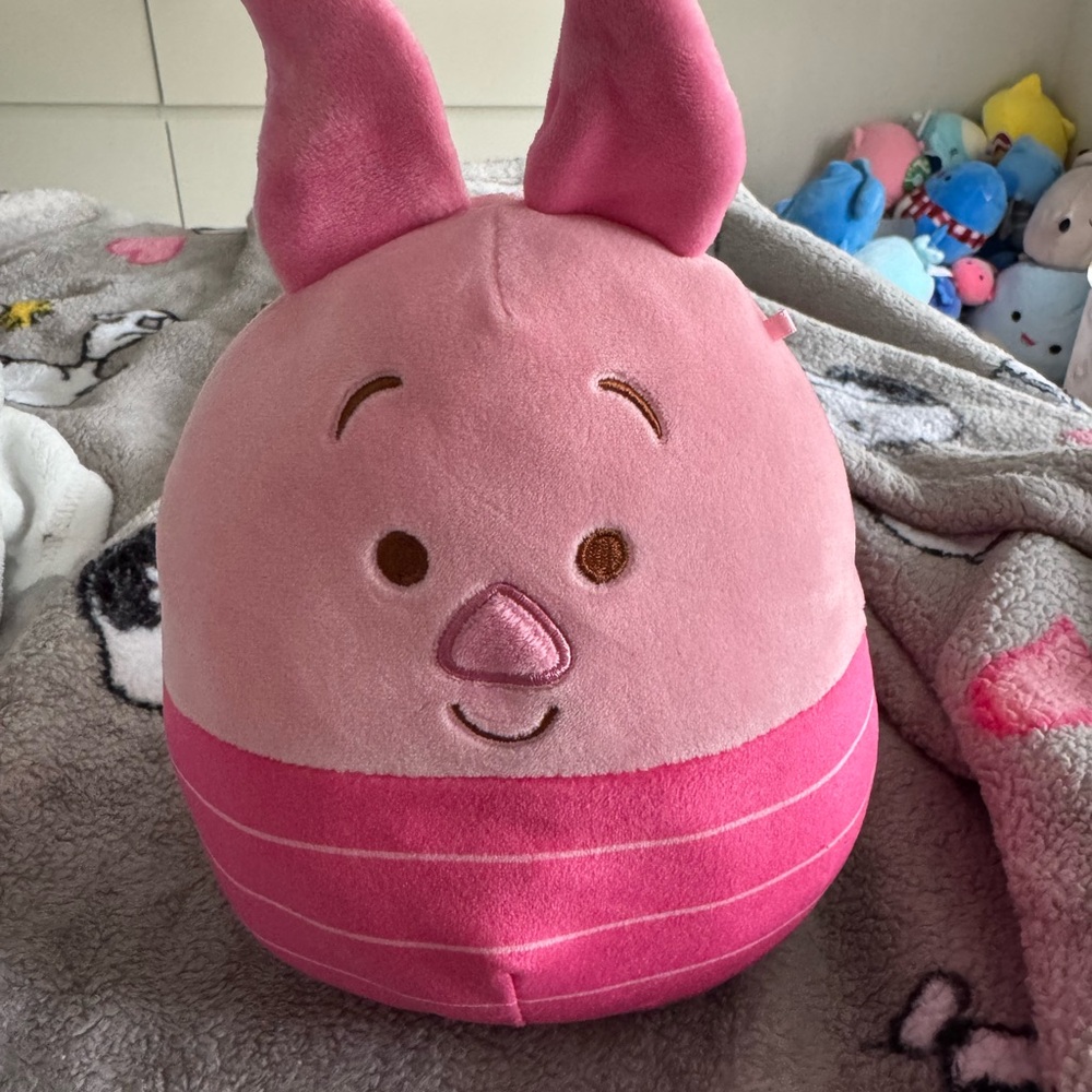 Squishmallows Disney Piglet 7” Pink and Brown Stuffed Animal